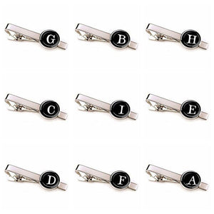 Elegant Men Fashion 26 Alphabet Letters Tie Clips Letter Tie Clip Men's Fashion Tie Pin Buckle Clip Tie Decoration Suit Accessories  Name Letters Jewelry Men Necktie Clip Pin Suit Accessories Classic Initials Alphabet A-Z Tie Clips