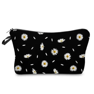 Elegant Multicolor Printed Large Capacity Pencil Case For Students Cute Cartoon Theme Stationary Cosmetic Bag