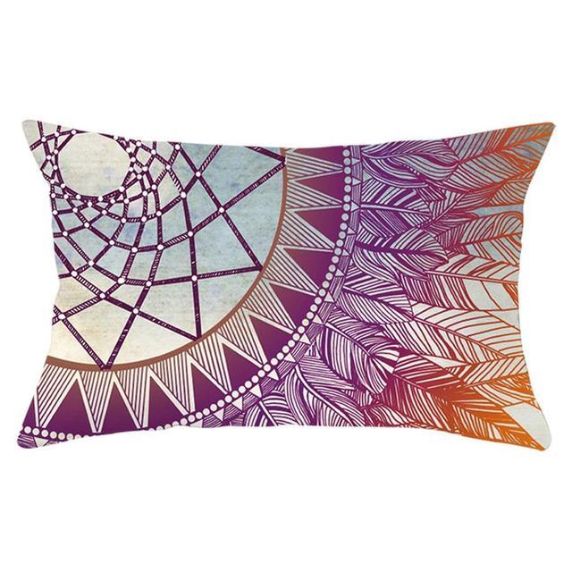 Elegant New Home Decoration Short Plush Pillow Case Feather Soft Rectangular Sofa Seat Bedroom Farmhouse Feather Decorative Throw Pillow Covers Home Decor 30x50CM