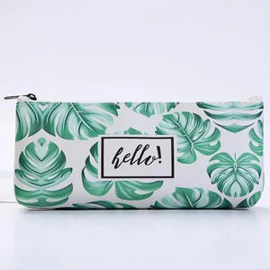 Elegant Small Fresh Print Stationery Portable Stylish Simple Pencil Case Cool Case For Students Office School Pouch
