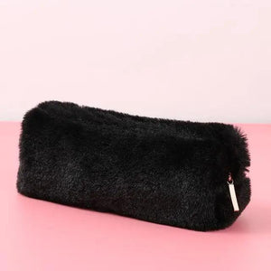 Soft Pencil Pouch For Student Durable Plush Stuffed Accessory Pencil Case For School