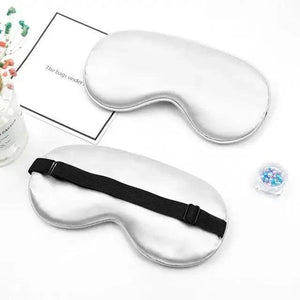 Elegant Soft Silk Eye Cover Sleeping Eye Mask Elastic Women Eye Patch Comfortable Super-Smooth Eye Mask For Sleep