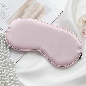 Elegant Soft Silk Eye Cover Sleeping Eye Mask Elastic Women Eye Patch Comfortable Super-Smooth Eye Mask For Sleep
