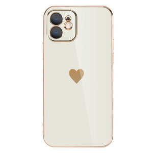 Elegant Women Phone Case For iPhone 13 14 Pro Camera Lens Protection For iPhone 12 11 Pro Max 14Plus Shockproof Case Luxurious Bumper Cute Pattern Women Girls Soft Silicone Shockproof Camera Case