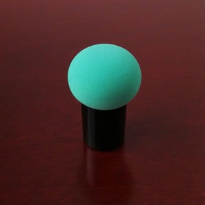 Elegant Womens Non-latex Makeup Sponge Mushroom Head Powder Liquid Dry And Wet Multifunction Makeup Brush Cosmetic Tool Storage Box
