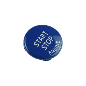 Engine START STOP Sports Engine Start Stop Button Cover Keyless Go Ignition Sticker Start Stop Engine Button Switch Cover Button Accessories Key Decor for Car Replace Cover