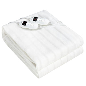 Safe Electric Heated Mattress Pad with 4 Size 8 Temperature 10-Hour Timer-Full Size
