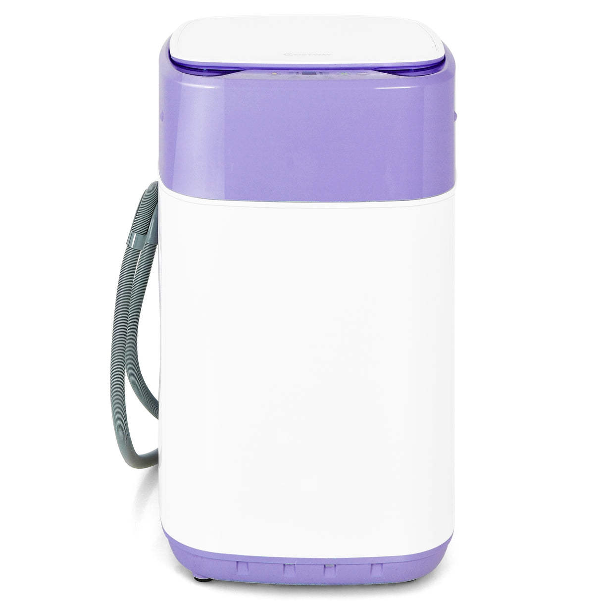 8lbs Portable Fully Automatic Washing Machine with Drain Pump-Pink