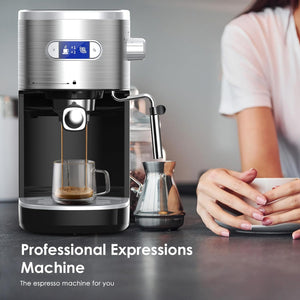 2 in 1 Espresso Machines Support Capsule Coffee Automatic Cappuccino Coffee Maker CM8054