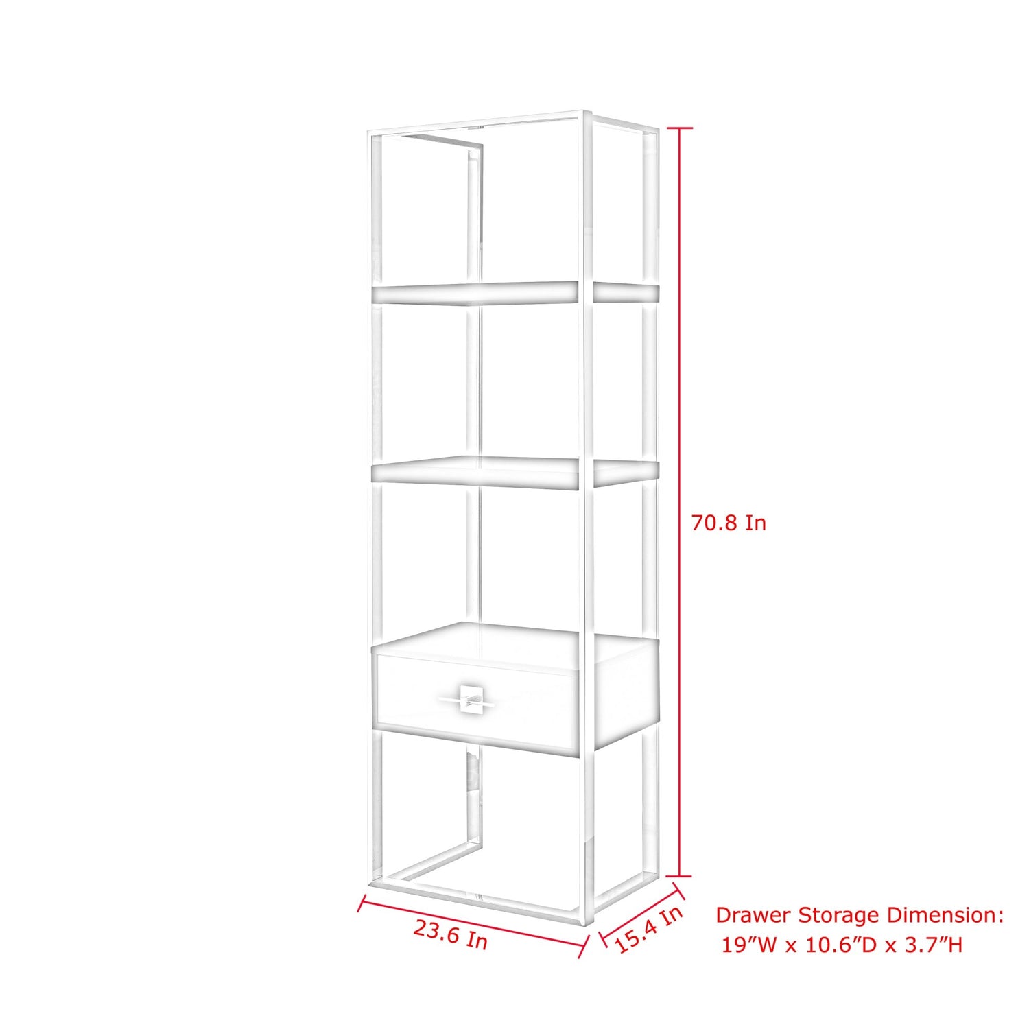 Mandisa Etagere Bookshelf/Bookcase