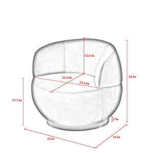 Kassandra Swivel Accent Chair