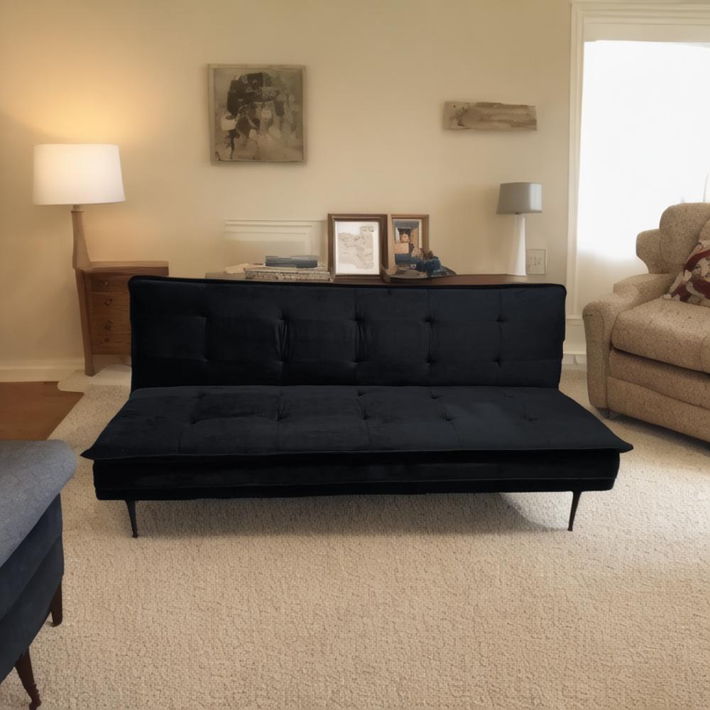 Gyuri - Upholstered Sofa - Black by Couch.com