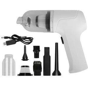 2-in-1 Cordless Vacuum Cleaner and Air Duster Rechargeable Handheld Compressed Air Duster by DirectDeals