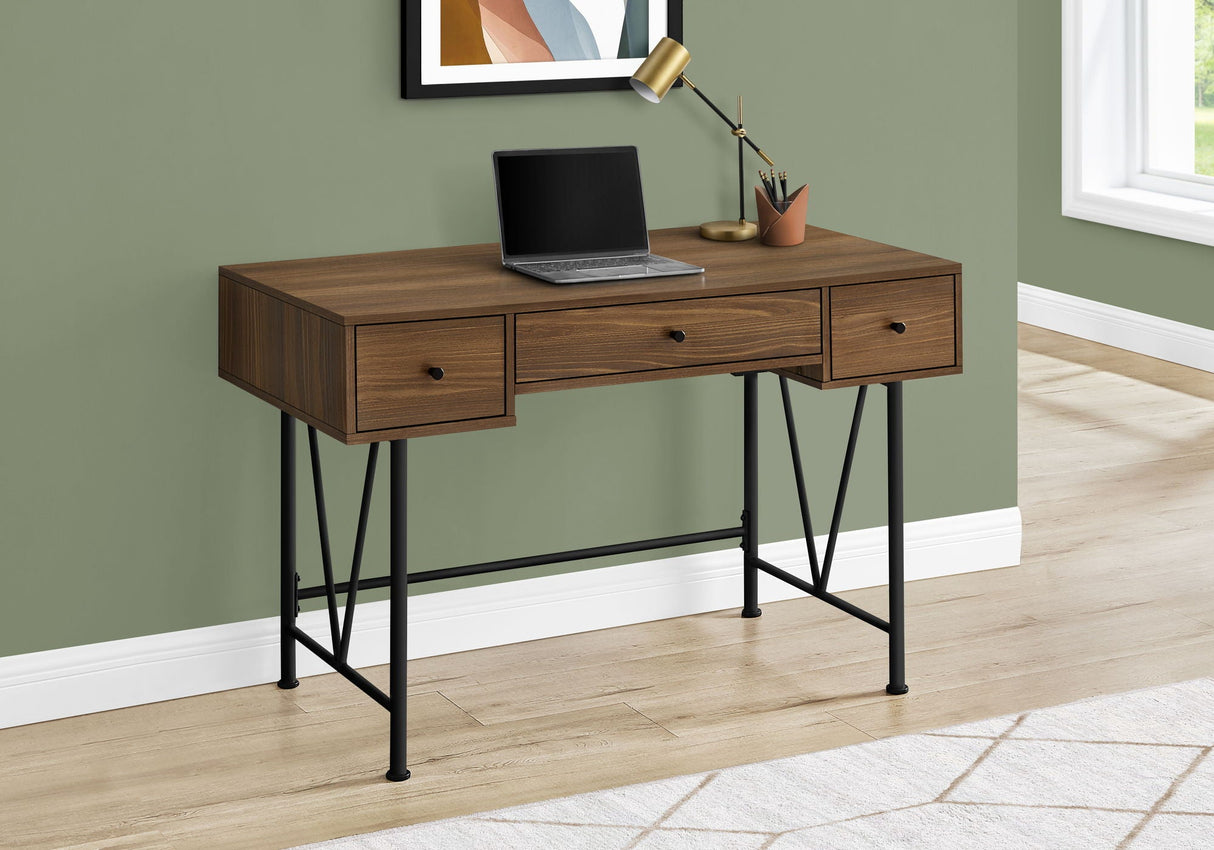 Computer Desk For Home Office, Stylish Design, Storage Drawers, Transitional by Couch.com