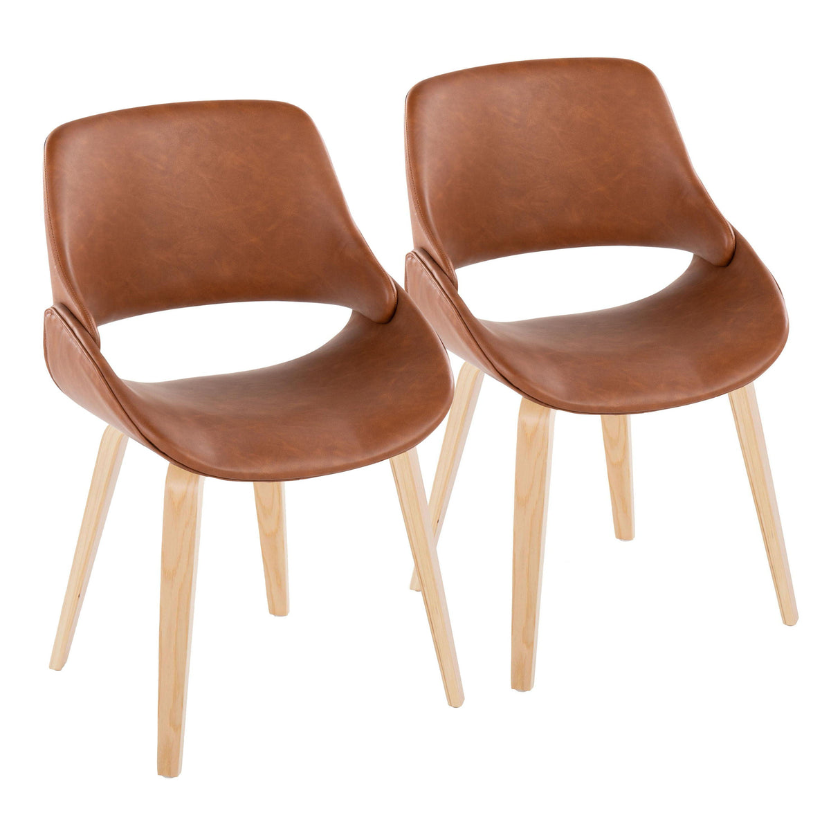Fabrico - Mid-Century Modern Style Dining Chair (Set of 2) by Couch.com