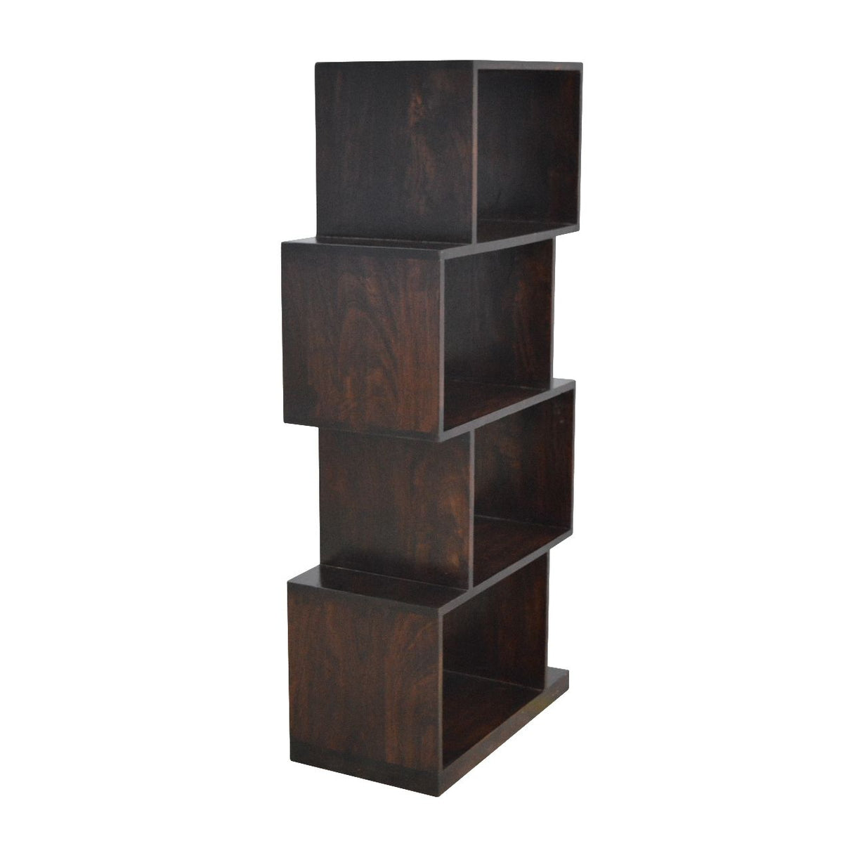 Zig Zag Display Unit - Antique Brown by Couch.com