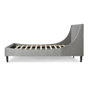 Aspen - Vertical Tufted Modern Headboard Platform Bed Set by Couch.com