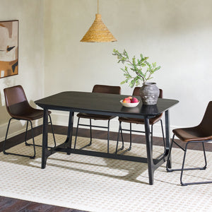 Mid-Century Modern Dining Table With Trestle Base by Couch.com