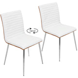 Mason - Contemporary Dining Chair (Set of 2) With Swivel by Couch.com