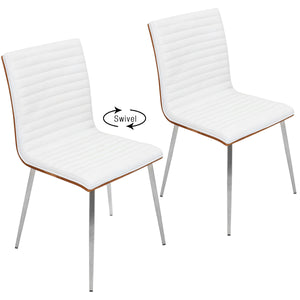 Mason - Contemporary Dining Chair (Set of 2) With Swivel by Couch.com