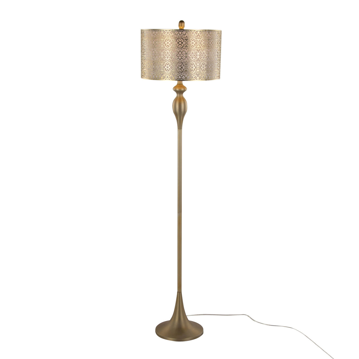 Ashland - Contemporary Floor Lamp Laser Cut by Couch.com