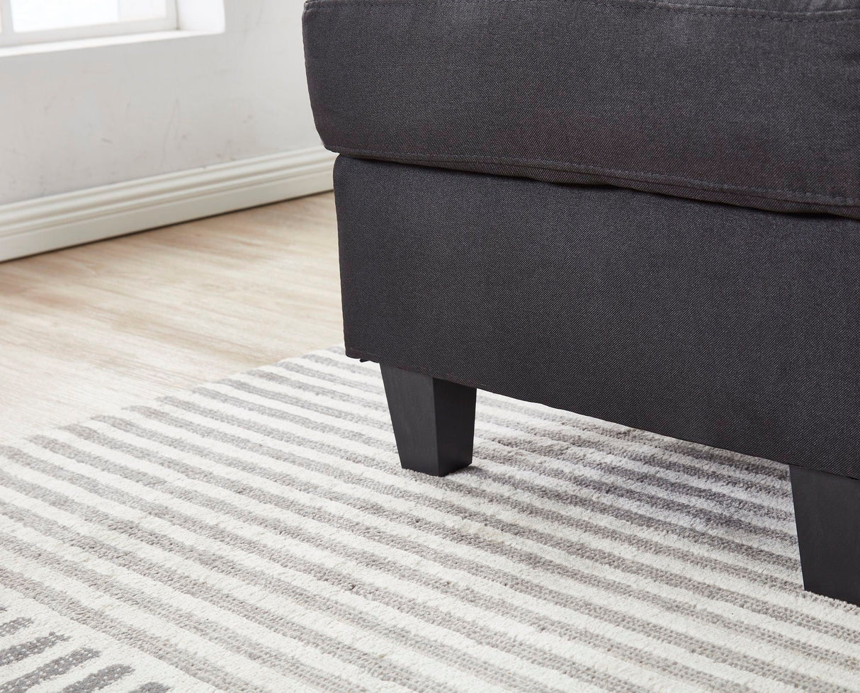 2 Piece Upholstered Cozy Comfortable Sectional by Couch.com