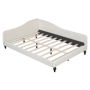 Modern L Shaped Linen Daybed With Legs by Couch.com