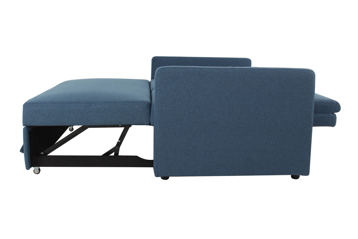 Sleeper Pull Out Loveseat Couch With Adjustable Backrest by Couch.com