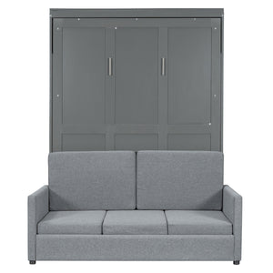 Murphy Wall Bed With Cushion by Couch.com