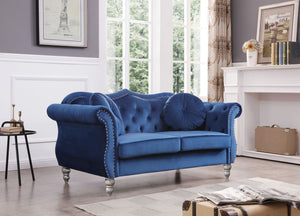 Stylish Flared Arm Loveseat by Couch.com