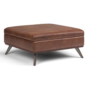 Owen - Multifunctional Square Coffee Table Storage Ottoman by Couch.com