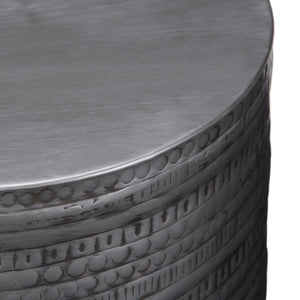 Johnsen - Handcrafted Large Metal Accent Table by Couch.com