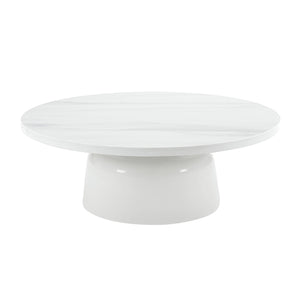 Zaid - Engineering Marble High Gloss Table by Couch.com