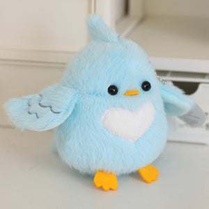 Cartoon Parrot Plush Toy Pendant For Girls Bags And Keychains
