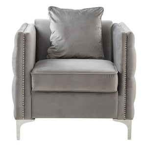Bayberry - Velvet Chair With 1 Pillow by Couch.com