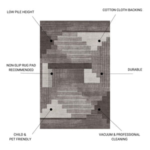 Fenix - Accent Rug - Silver by Couch.com