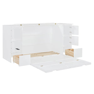 Murphy Bed With Drawers, Cabinets, And USB Ports by Couch.com