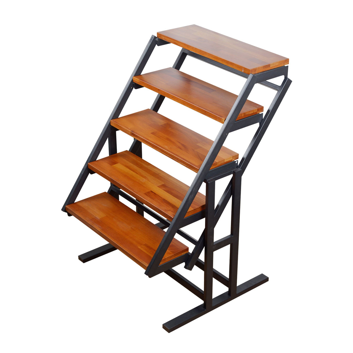 Multifunction Convertible Dining Table, Free Switch Space Saving Table Shelf For Home And Studio - Mahogany by Couch.com