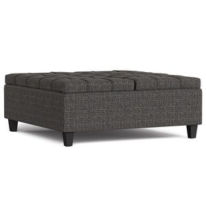 Harrison - Upholstered Coffee Table Storage Ottoman by Couch.com