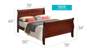Panel Sleigh Bed by Couch.com