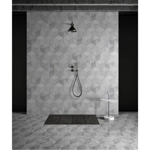 Hexagon Natural Marble Polished Tile For Wall And Floor (Set of 12)