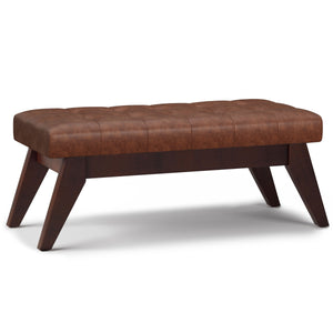 Draper - Upholstered Mid Century Tufted Ottoman Bench by Couch.com