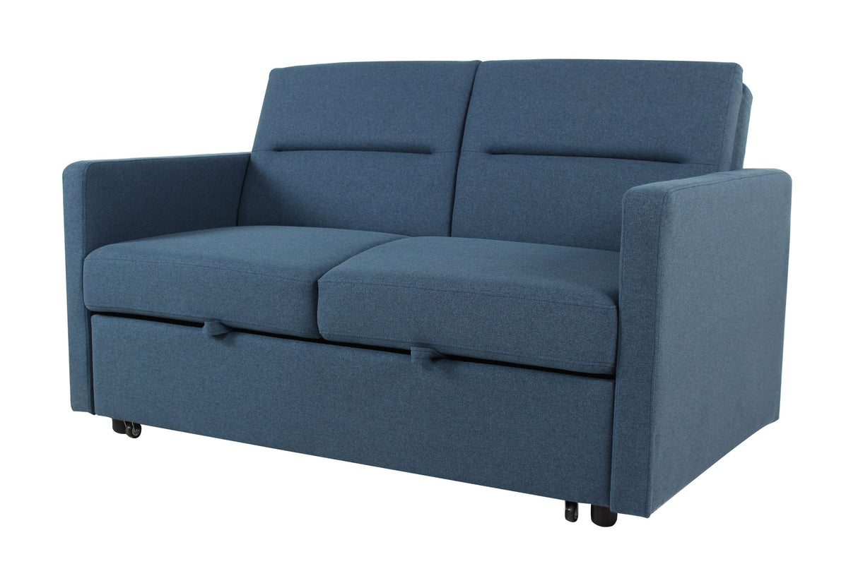 Sleeper Pull Out Loveseat Couch With Adjustable Backrest by Couch.com