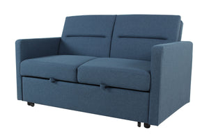 Sleeper Pull Out Loveseat Couch With Adjustable Backrest by Couch.com