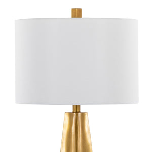 Pompeii - Contemporary Table Lamp - Gold / White by Couch.com