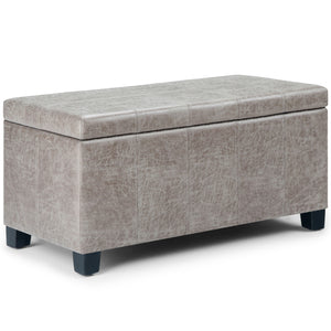 Dover - Upholstered Storage Ottoman Bench by Couch.com