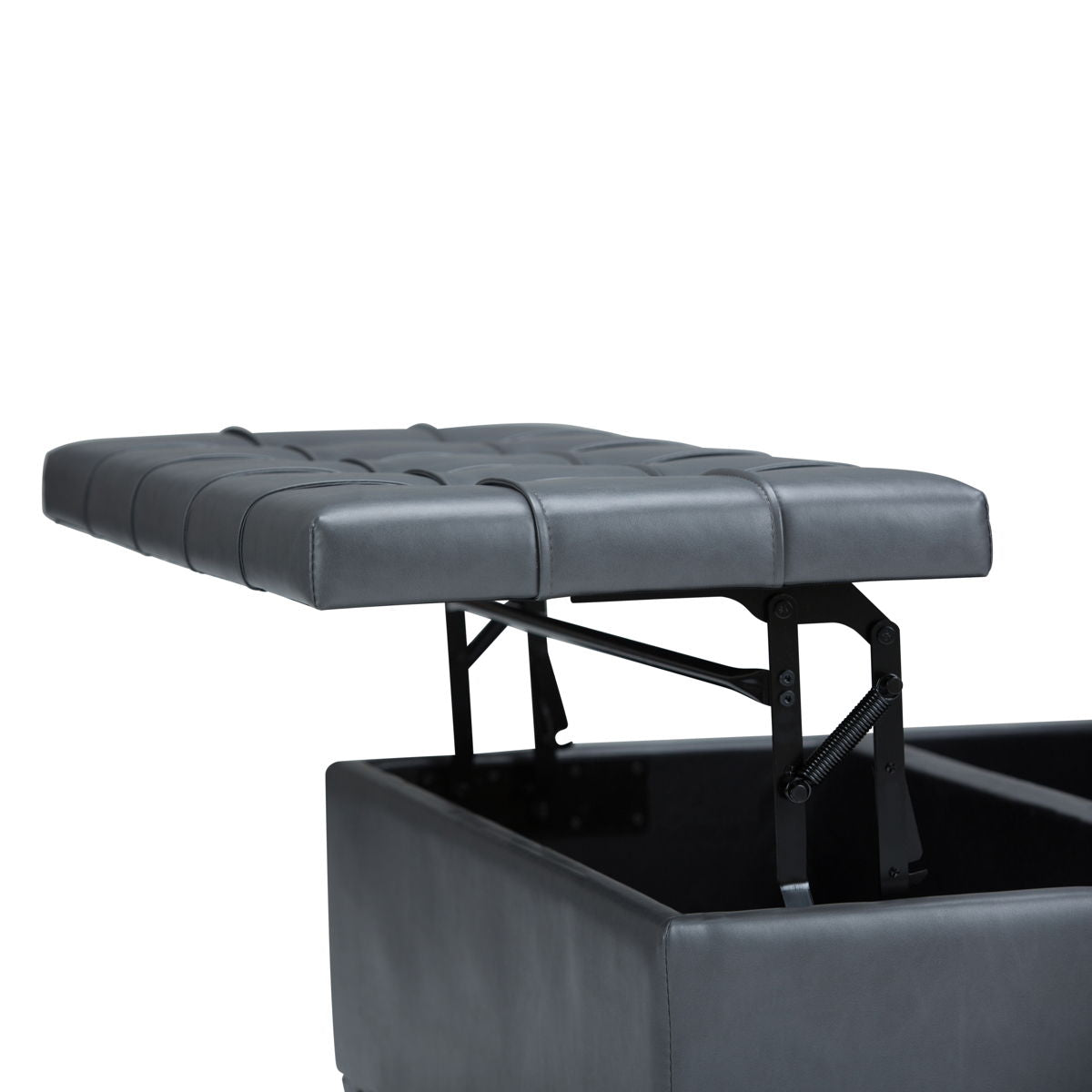 Harrison - Upholstered Coffee Table Storage Ottoman by Couch.com