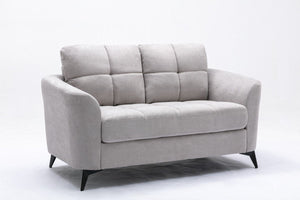 Callie - Woven Fabric Loveseat by Couch.com