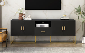 TV Cabinet With 1 Drawer, 2 Cabinets, Handles And Anti-Tip Device by Couch.com