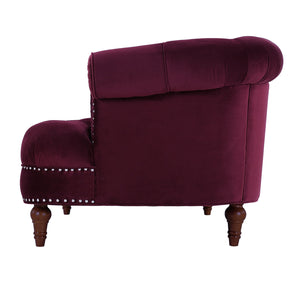 La Rosa - Victorian Chesterfield Loveseat by Couch.com